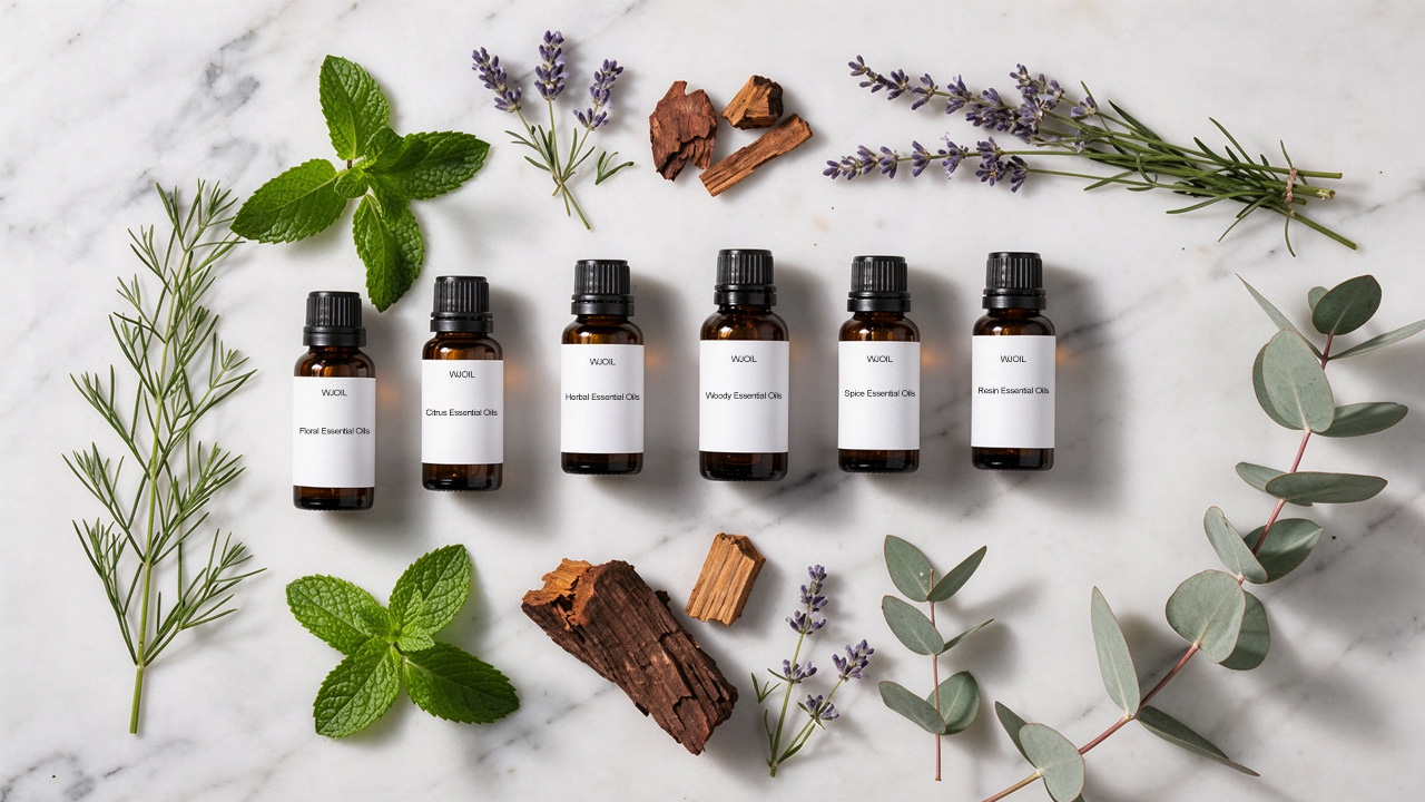 6 types of essential oils